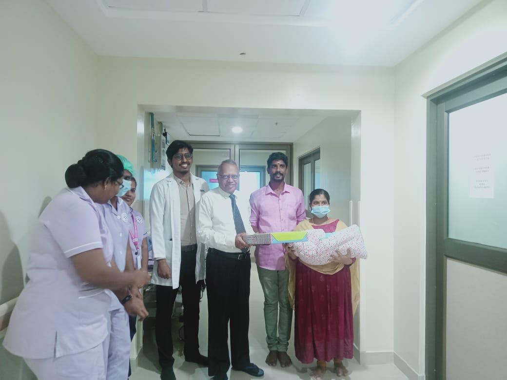 Dr. Pradeep at patient discharge at RIO hospital