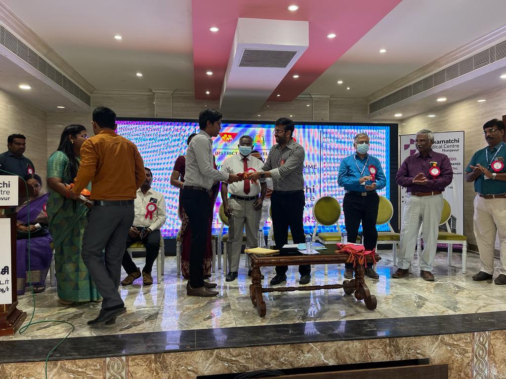 Dr. Pradeep at Srikamatchi Doctors Day programme
